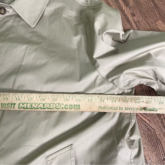 Lauren by Ralph Lauren Men's Mackintosh Trench Coat Lined Size 46R‎ - Picture 6 of 9